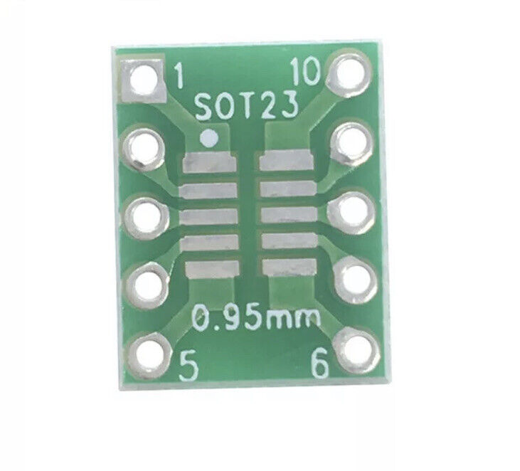 15pcs SOT23 MSOP10 to DIP Transfer Board DIP Pin Board DIY Adapter FR4