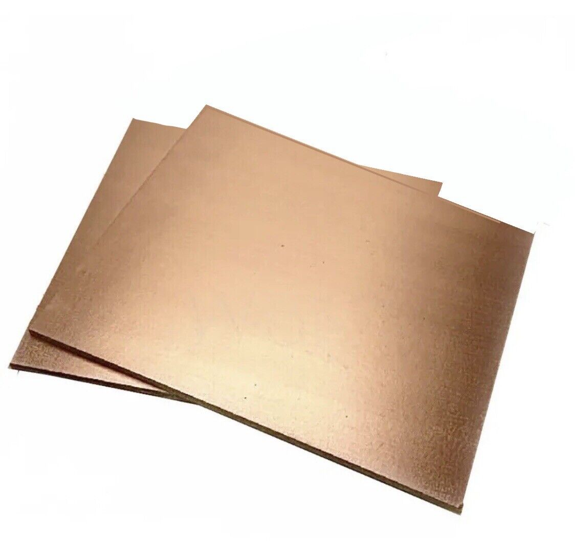 2PCS FR2 Single Sided Copper Clad DIY SRBP PCB Circuit Board 100mmX 100mmX 1.2mm