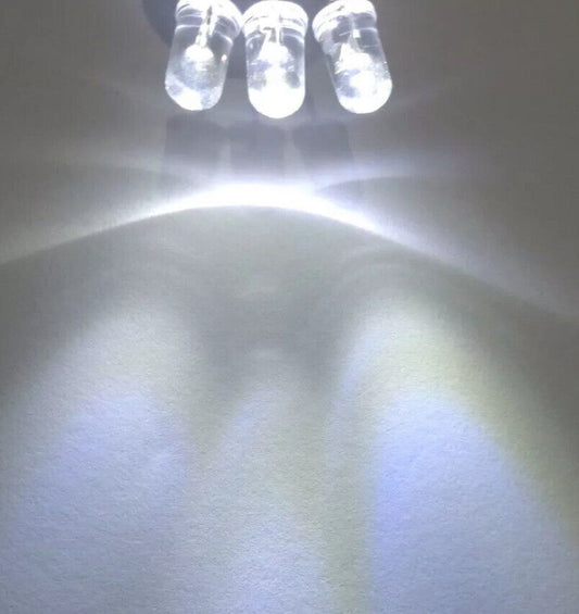 5mm 100PCS White LED Flicker Flame Diodes DIY Candle Light Emitting Diodes