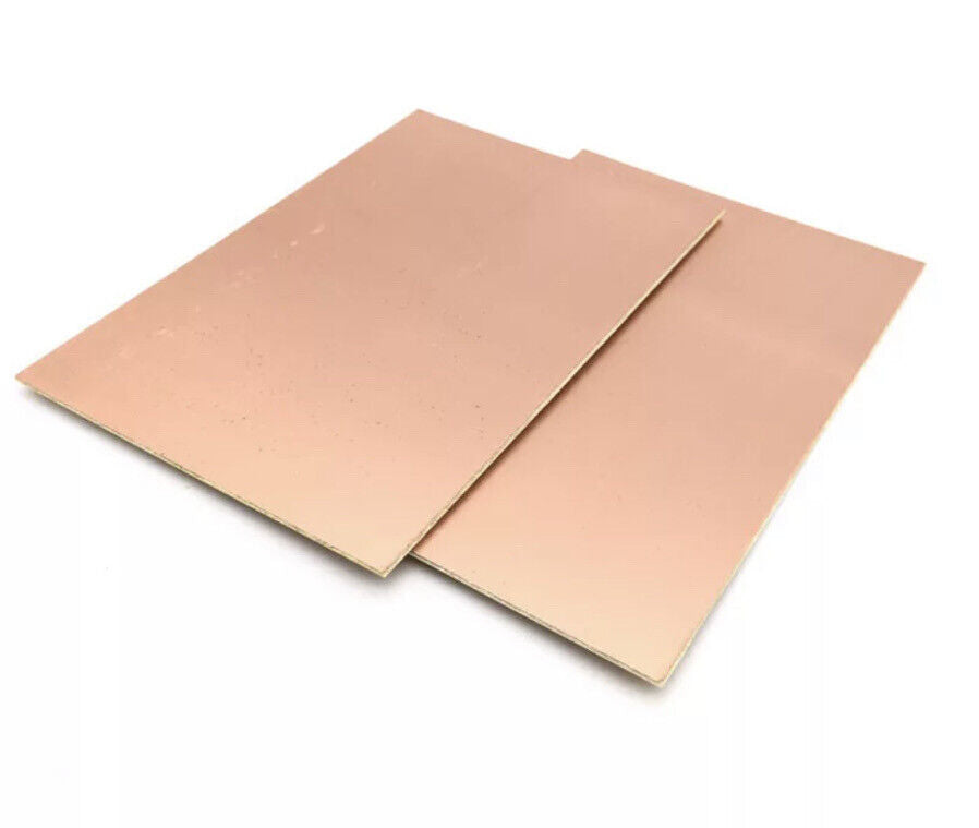 2 Pcs PCB Single Sided Copper Clad FR4 DIY Laminate PCB Circuit Board 100 X 80