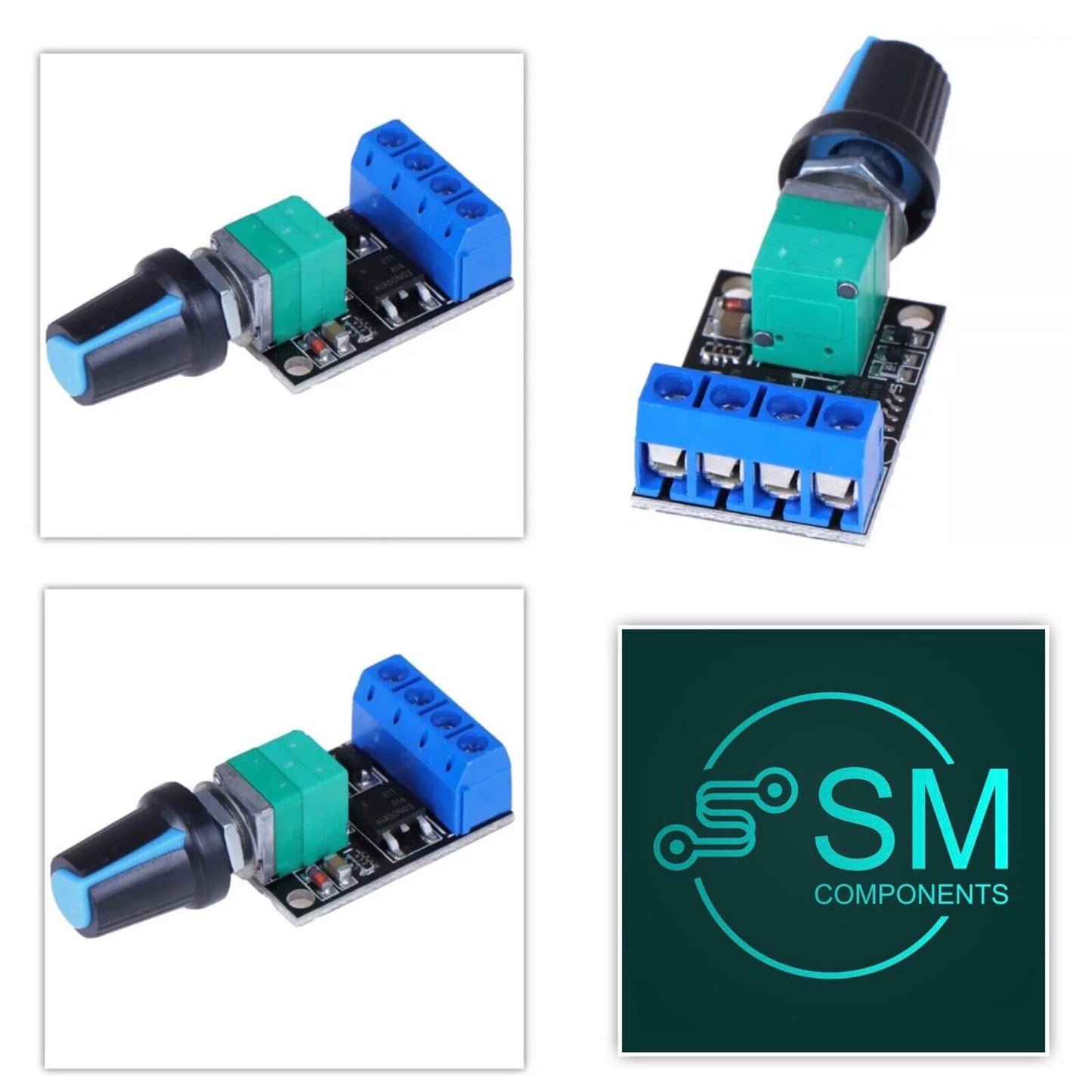 2PCS 5V-16V 10A PWM DC Motor Speed Controller Regulator LED Dimmer Speed DIY