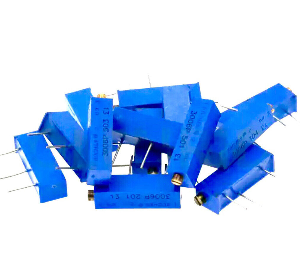 3006P Potentiometer 12PCS 12 Values 100R-500K PCB Pot Adjustable Resistor DIY
