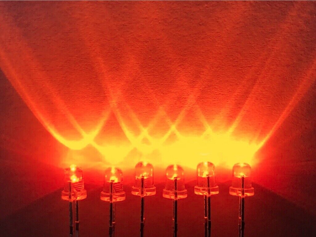3mm 100pcs Red LED Flicker Flame Diodes DIY Candle Light Emitting Diodes