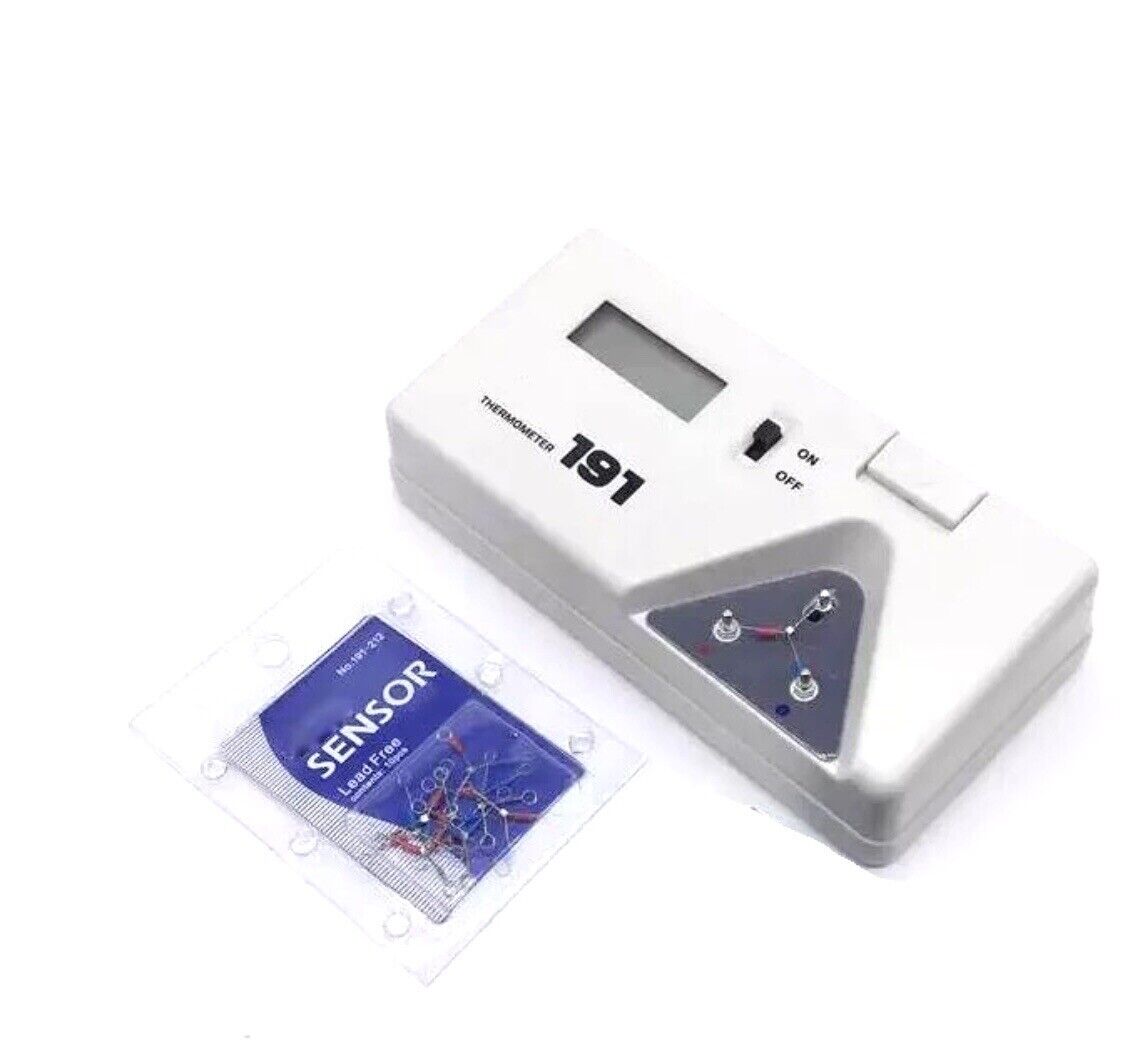 191 Temperature Tester LCD Digital Display Soldering Iron Tip Thermometer + 5Pcs