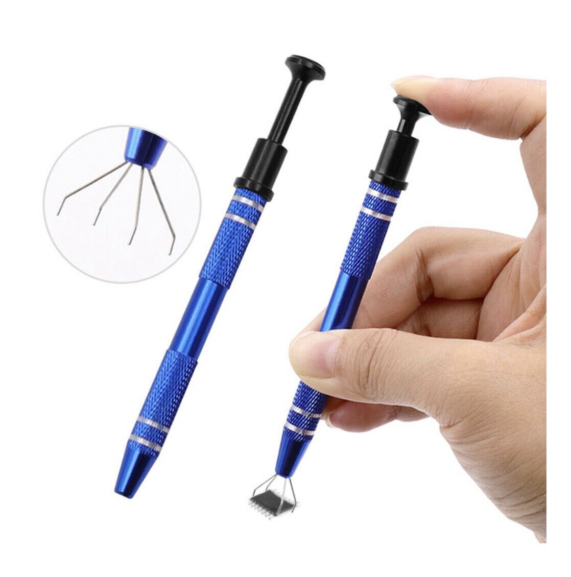 2PC IC Extractor Tool + BGA Pen Chip Picker Small Electronic Component DIY
