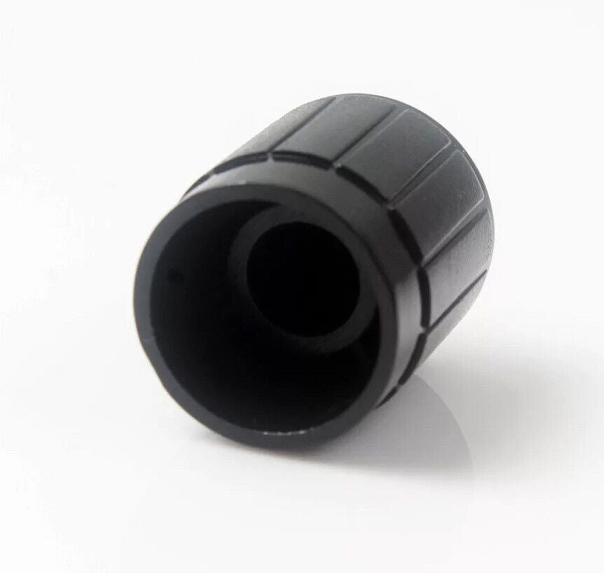 10pcs Black Plastic Rotary Knob Indicator Suit 6mm Shaft Potentiometer 15x17mm