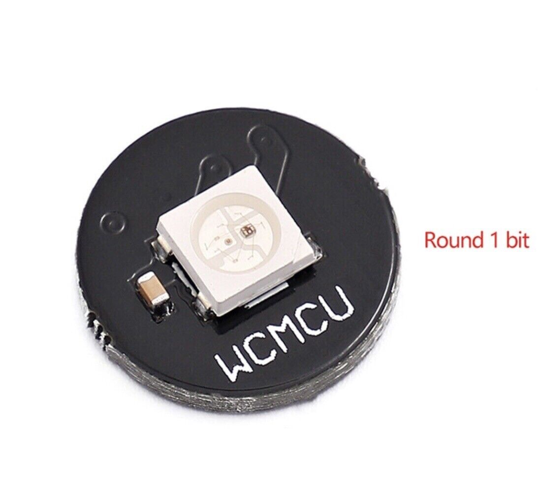 WS2812B RGB LED Full Round Panel Individually Addressable Full-Colour 93 Bit DIY