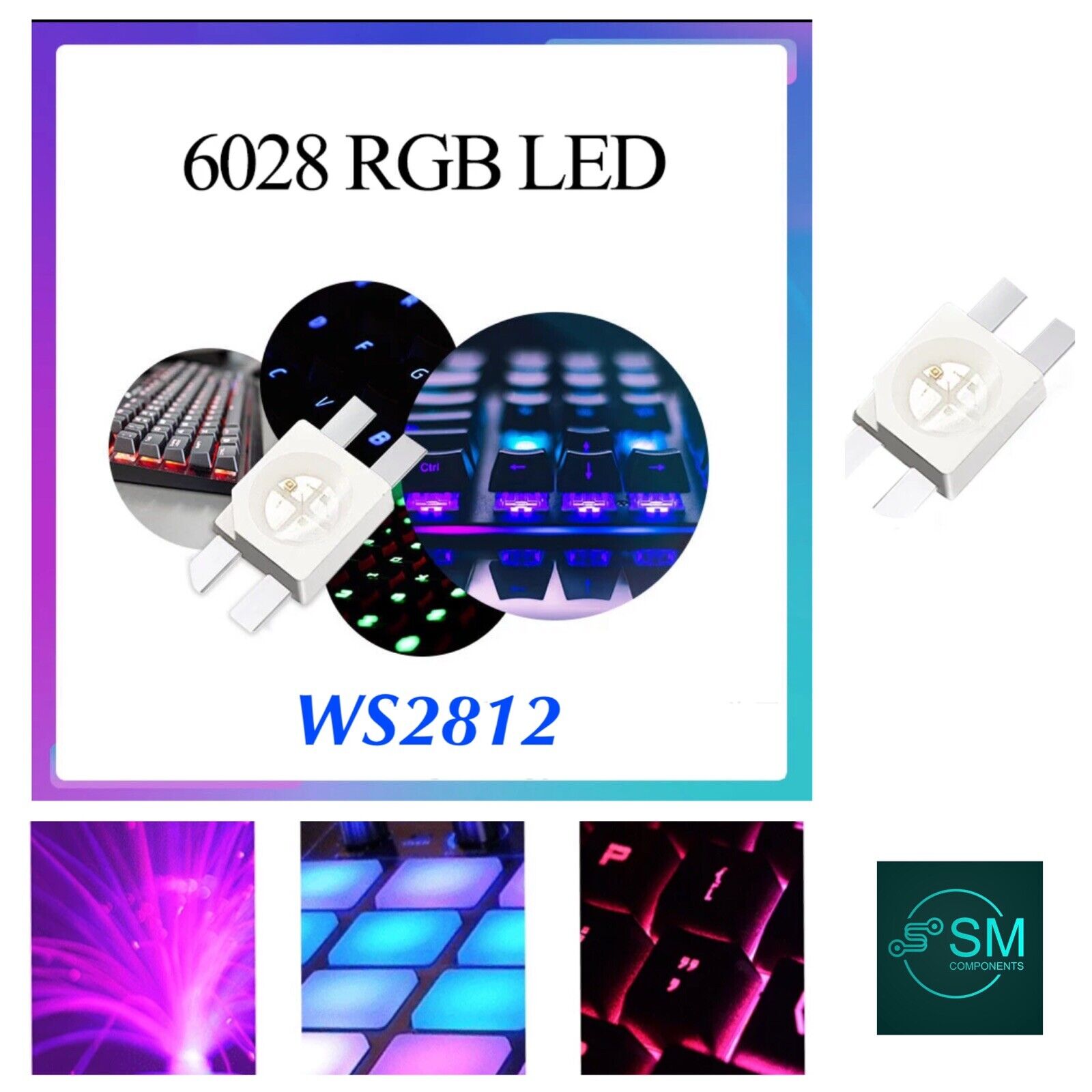 WS2812B RGB Led Strip Light Addressable Individually