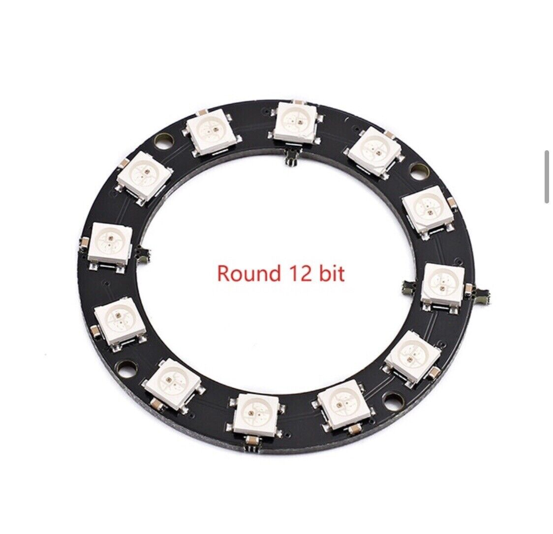 WS2812B RGB LED Full Round Panel Individually Addressable Full-Colour 93 Bit DIY