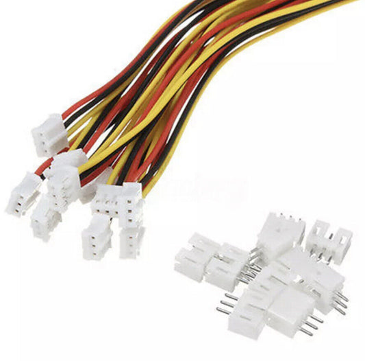 10 Sets 1.5mm ZH 3 Pin Wired Micro Connector Quadcopter Electronic Drone 20PCS