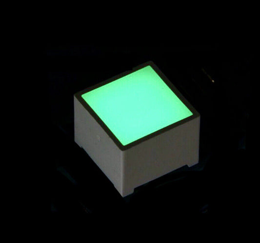 2PCS 15 X 15mm LED Block Diode GREEN 525nm Light Emitting Diodes For DIY Project