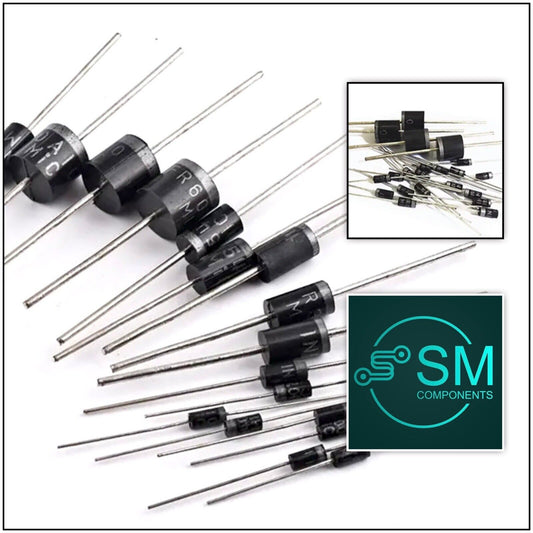 50pcs Silicon Rectifier Schottky Diodes 1N4148 1N4001 FR207 UF4007 1N5819 20A10