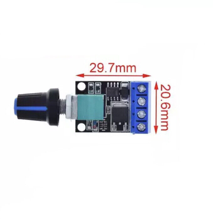 2PCS 5V-16V 10A PWM DC Motor Speed Controller Regulator LED Dimmer Speed DIY