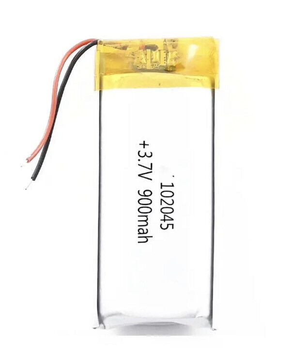 1 X Lithium Polymer Ion Battery LiPo 900mAh 3.7V 102045 10x20x45 PH2.0 Connect