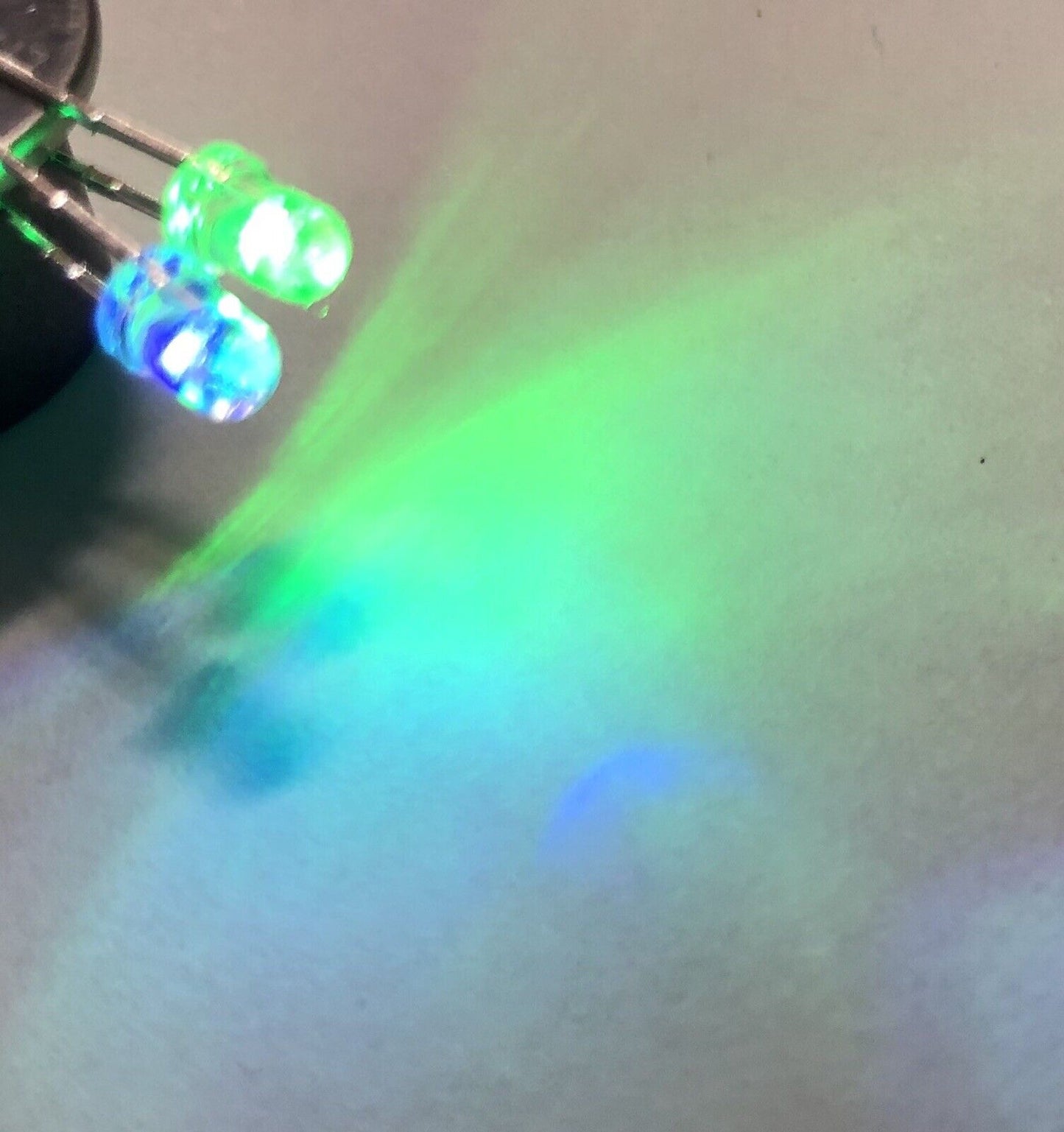 5mmLED Light Emitting Diode RGB SLOW flash 100pcs F5 CLEAR Flat Concave