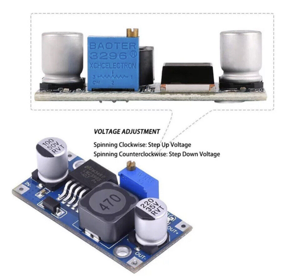 3PCS LM2596S 3A DC-DC Power Supply Step Down Buck Voltage Converter DIY Module