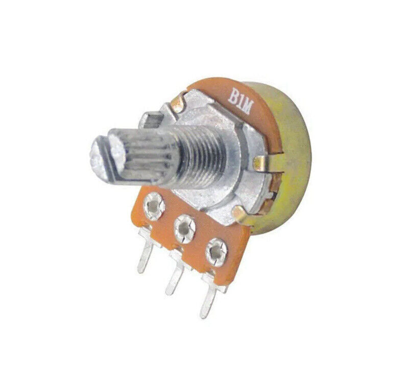 10PCS 10 Values WTH-148 Single 3 Pin Potentiometer Kit B1K-B1M Inc Knobs & Case