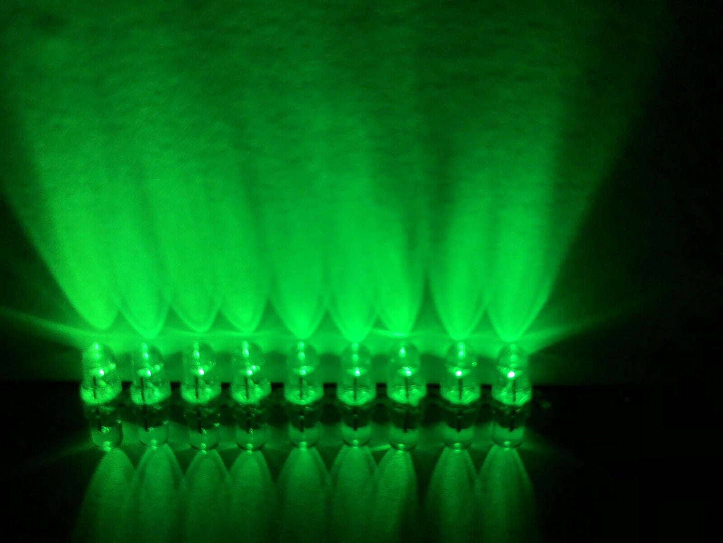 20pcs Prewired 3mm GREEN LED DC 12V 20mA 3mm Clear Round Light Emitting Diode