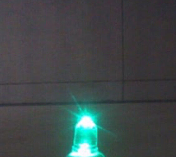 100PCS 5mm Cyan LEDS Light Emitting Diode 500nm Led Diode Round Head, With Skirt