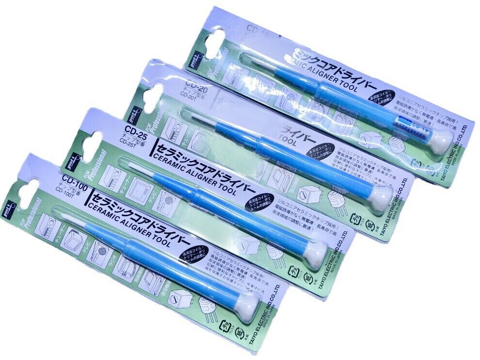 4PC Ceramic Phillips-Blade Screwdriver 4 Size Kit CD-15/20/25/100 Anti static