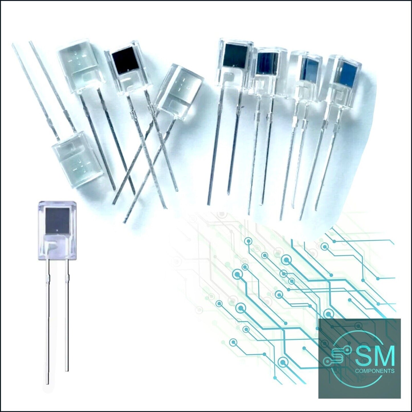 5PCS PD438C/S46 4.8mm TO-92 Photodiode DIP2 New IR Receiver 400-1100nm 940 Peak