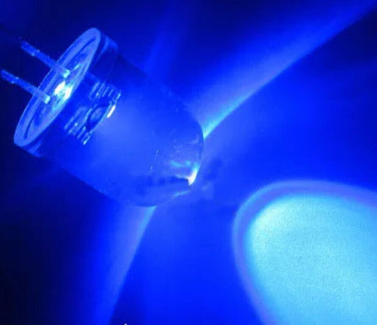 50pcs 10mm F10 Blue Clear LED Light Emitting Diode Super Bright LED 465nm