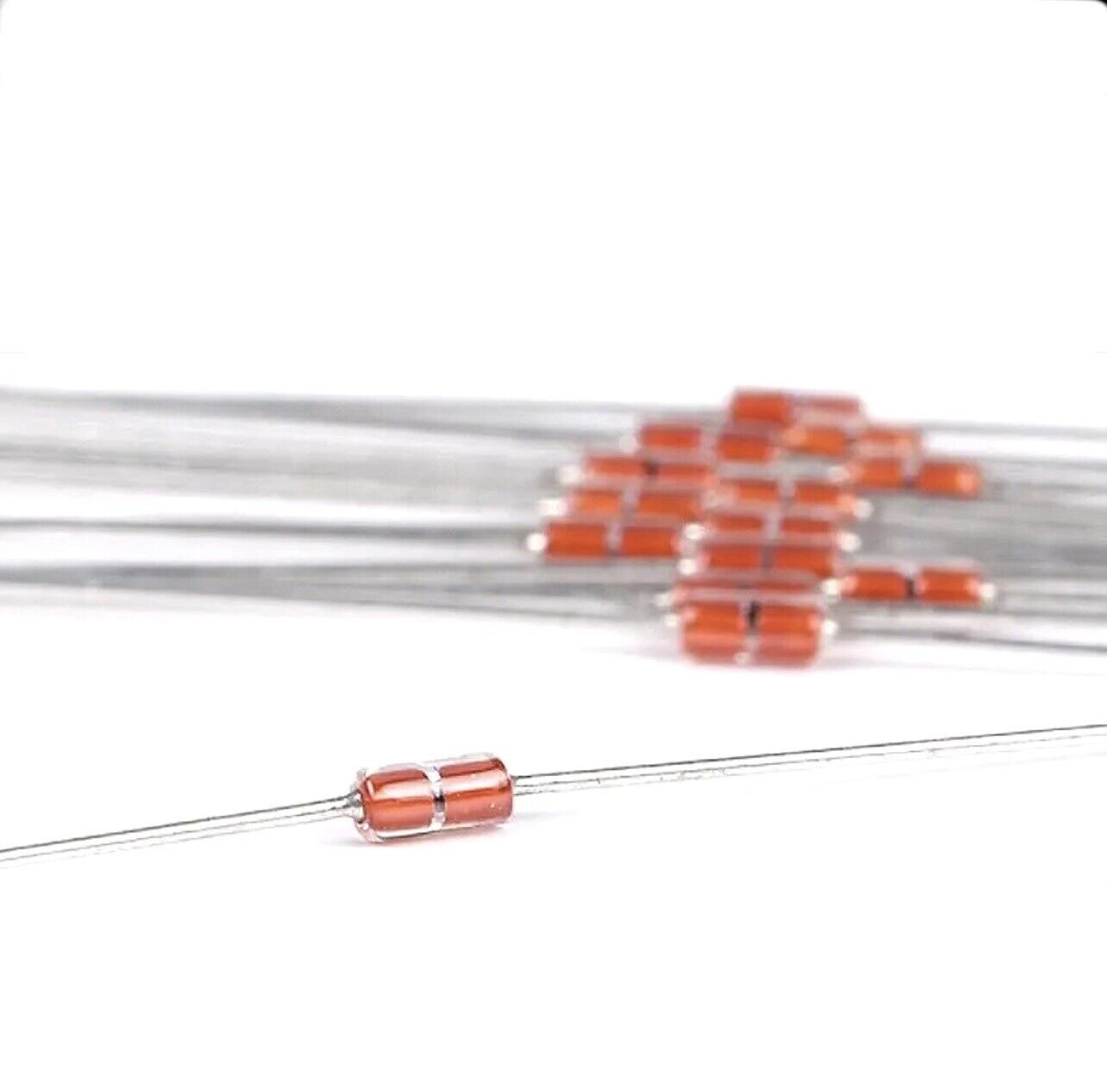 MF58 100 X Glass Encapsulated NTC Thermistor 1K-1M Ω 5% 3950B Temperature Sensor