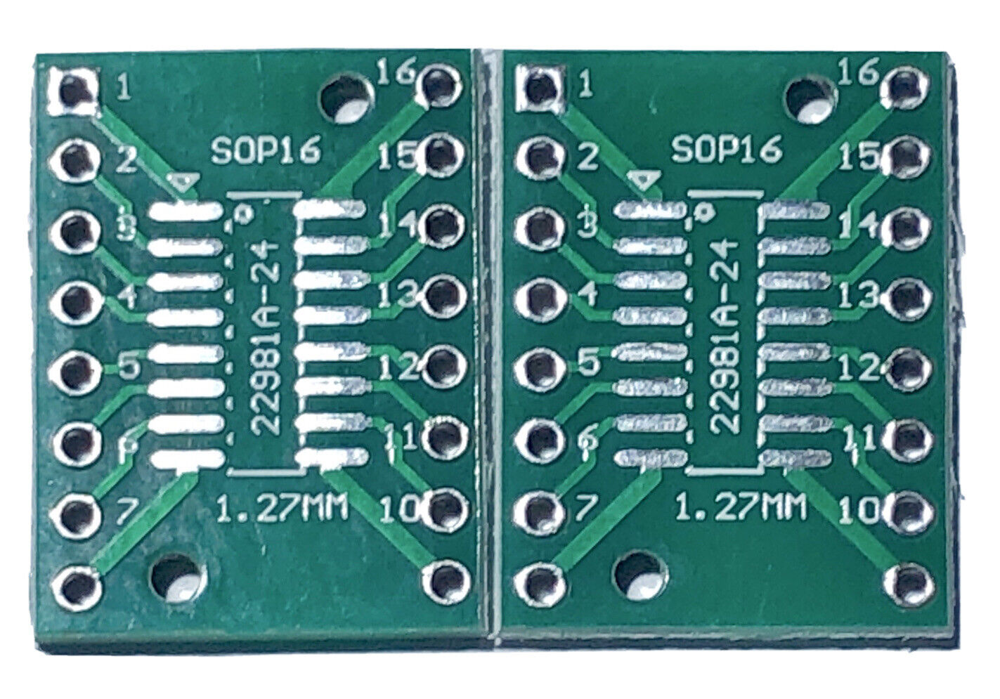 10PCS SOP16 1.27 & 0.65mm Adapter Board SSOP16 SOP16 to DIP16 Transfer Board DIP