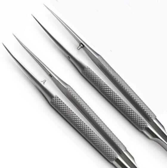 Titanium Alloy 0.15mm CURVED Point Professional Tweezer for Electronics Repair