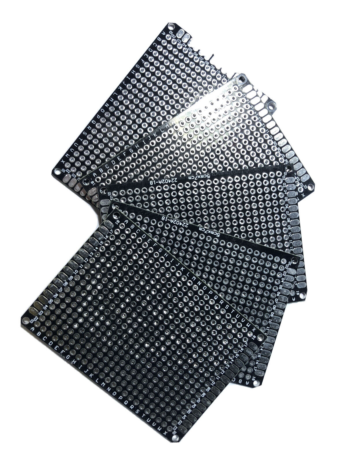 5Pc 70x50 Double Side FR4 Arduino Prototype Universal PCB Board Soldering BLACK