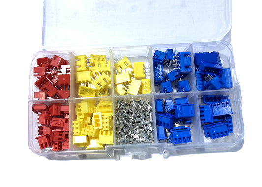 320pcs XH2.54 2p 3p 4p pin 2.54mm pitch 22-30 awg Terminal kit JST connector Au