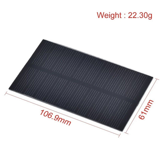 1PC 1W 5V 200mA Solar Cell DIY Monocrystalline Silicon Solar Power DIY Project