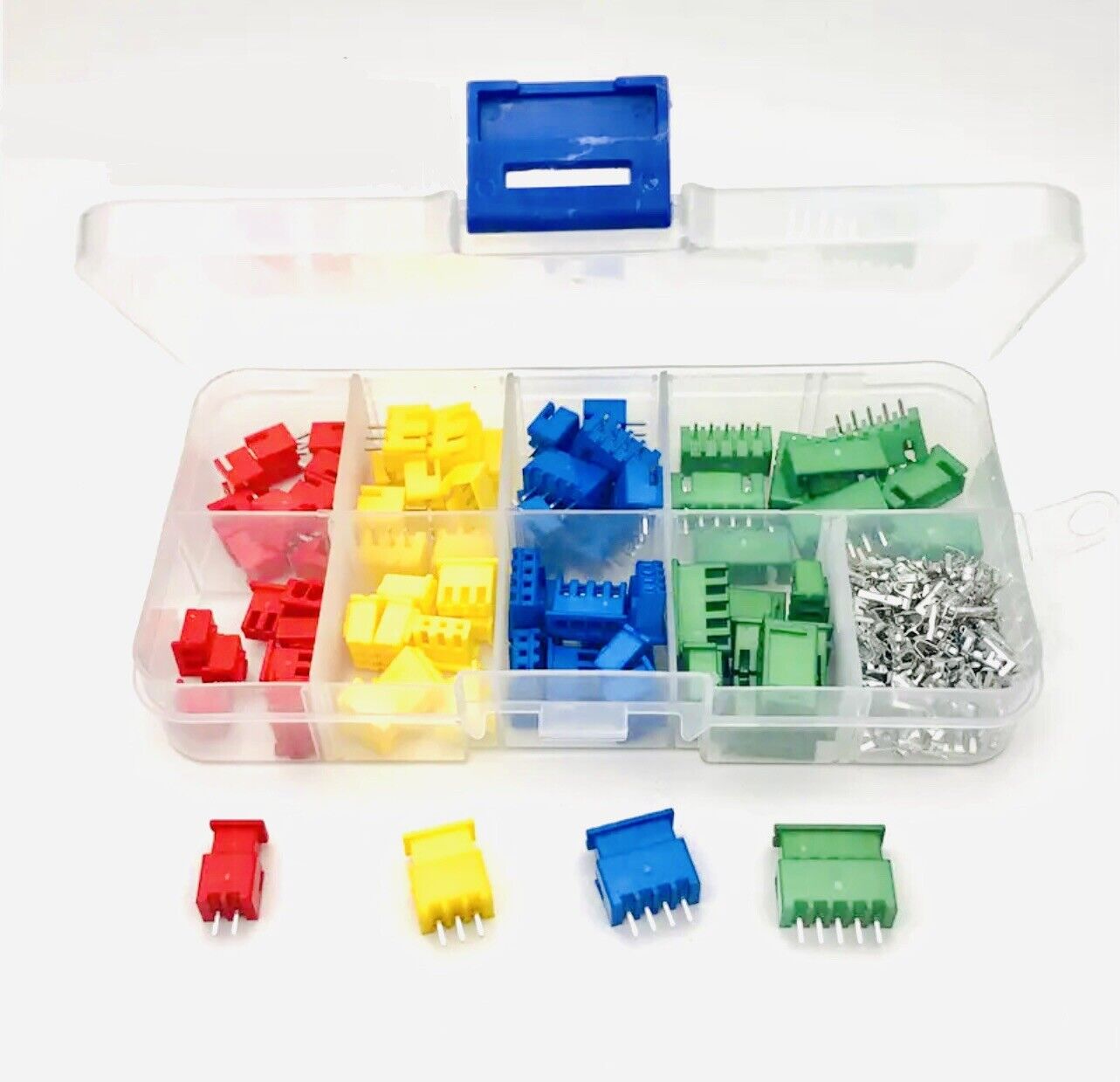 40 Sets JST XH2.54 2P 3P 4P 5P pin 2.54mm 22-30 awg Terminal kit JST connector