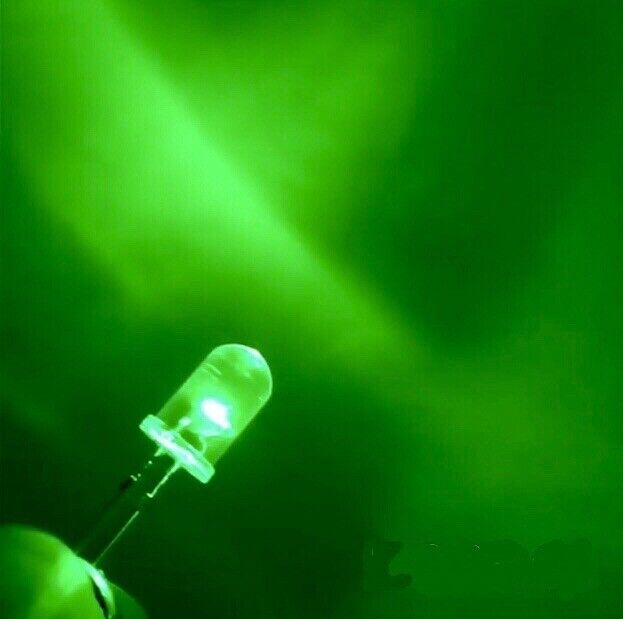 5mm 100pcs Green LED Flicker Flame Diodes DIY Candle Light Emitting Diodes