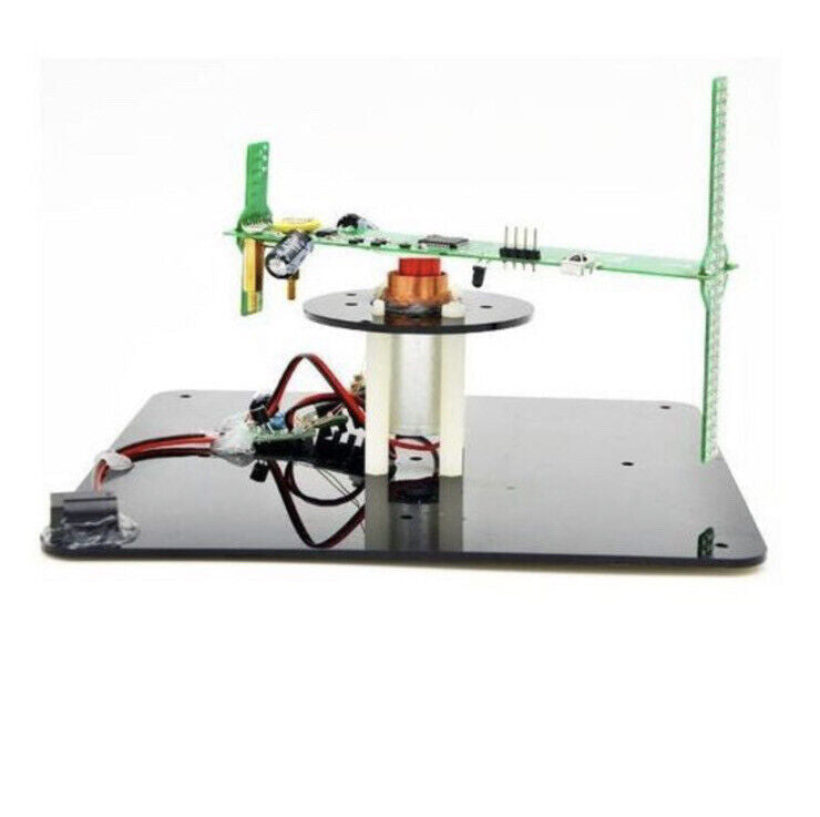 DIY Biaxial 3D Red-Blue Rotating LED Kit POV Creative SMD Soldering Training Kit