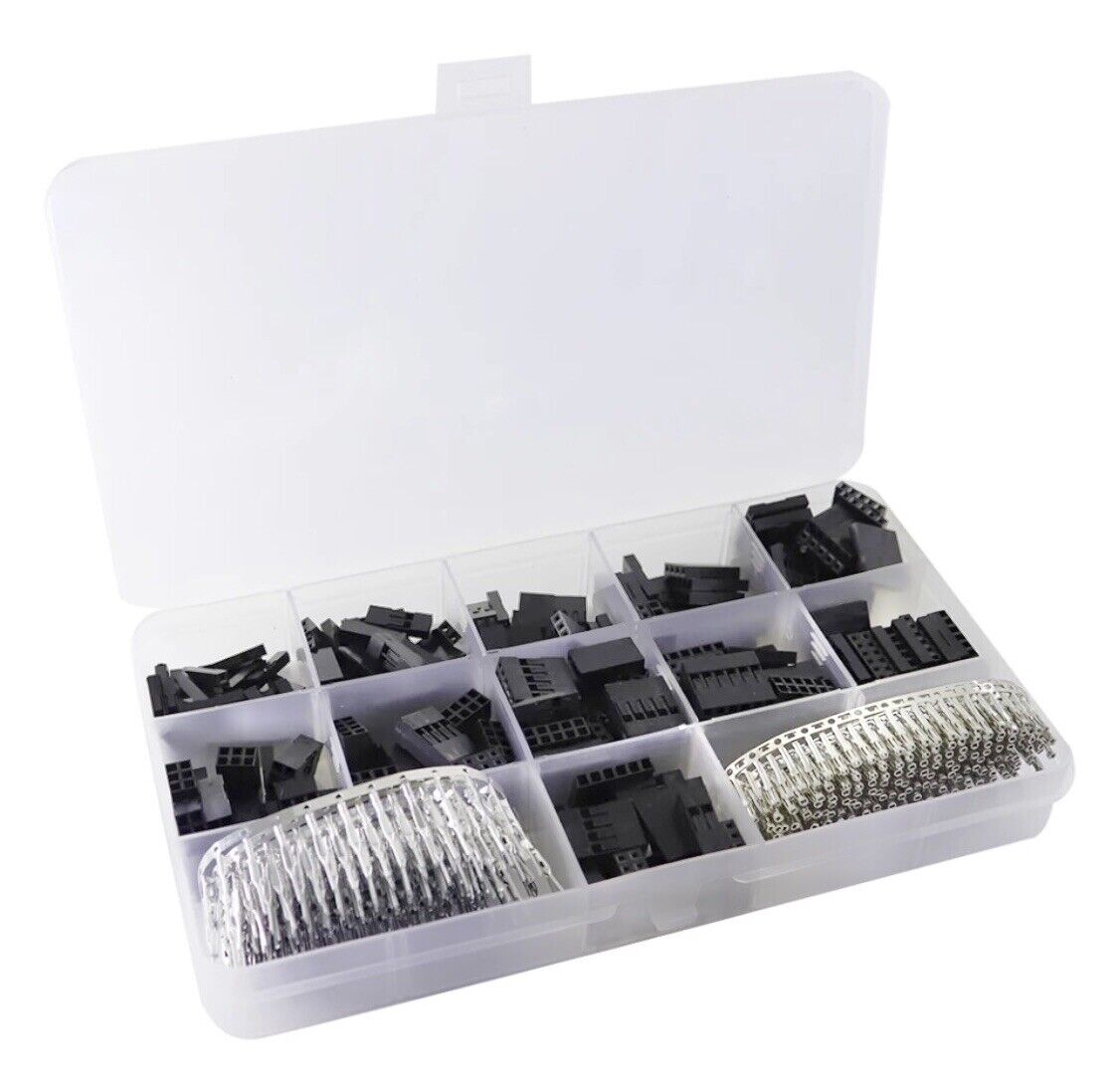Dupont Wire Jumper and Header 620PCS Male+Female 2-12 Port Connector Housing Kit