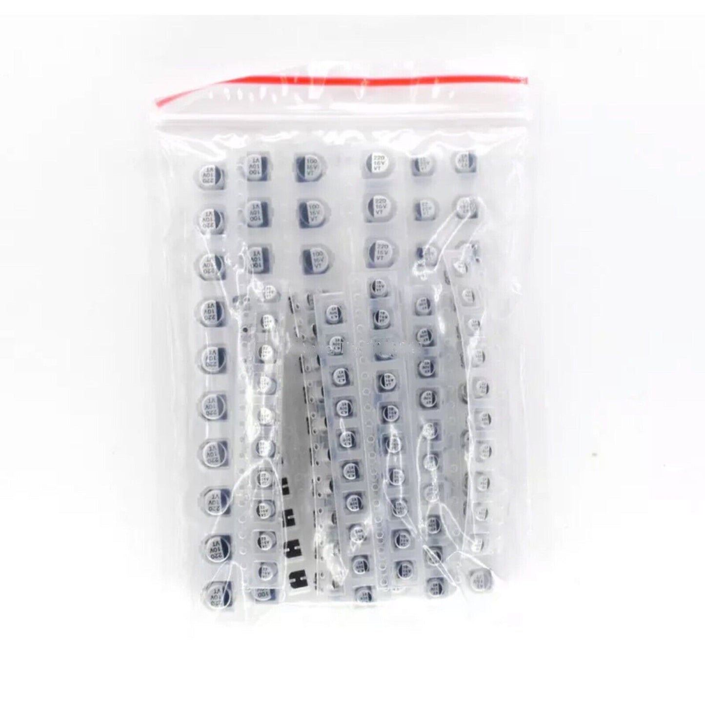130PCS (1uF-220uF) 13Value DIY Aluminum SMD Electrolytic Capacitor Assorted Kit