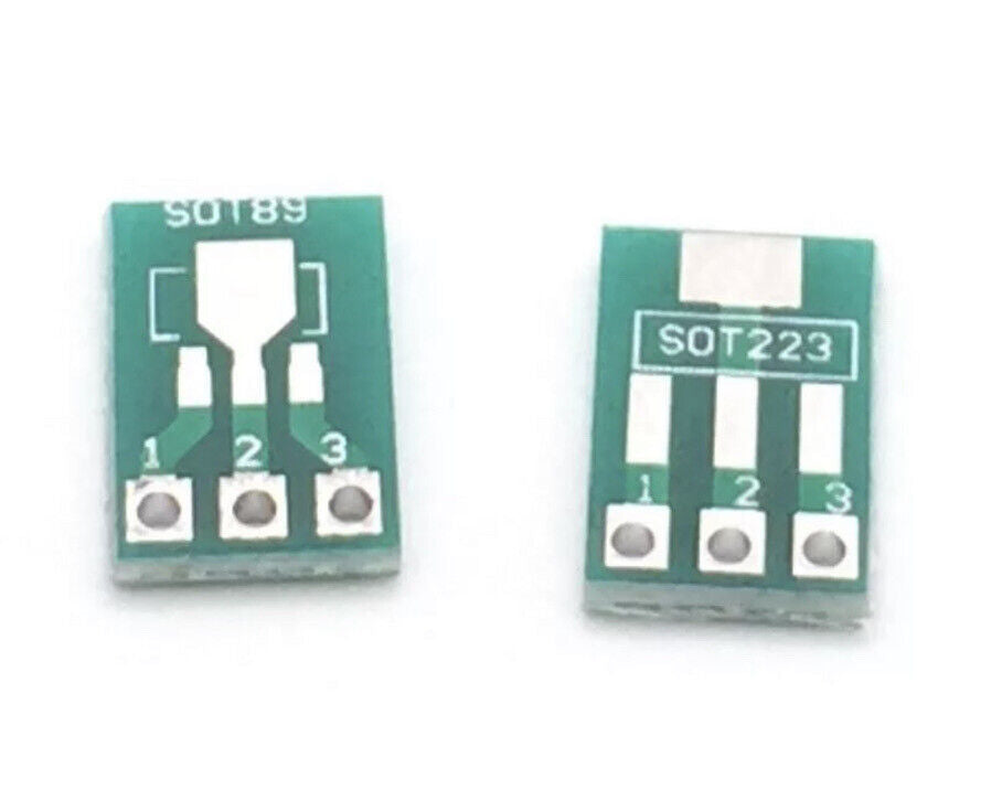 15PCS SOT89 SOT223 to DIP Transfer Board DIP Pin Board Pitch Adapter FR4