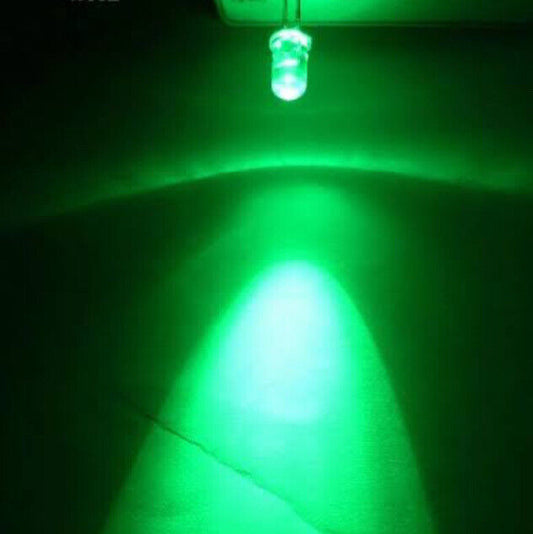 5mm 100pcs Green LED Flicker Flame Diodes DIY Candle Light Emitting Diodes