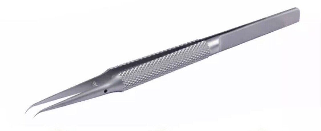Titanium Alloy 0.15mm CURVED Point Professional Tweezer for Electronics Repair