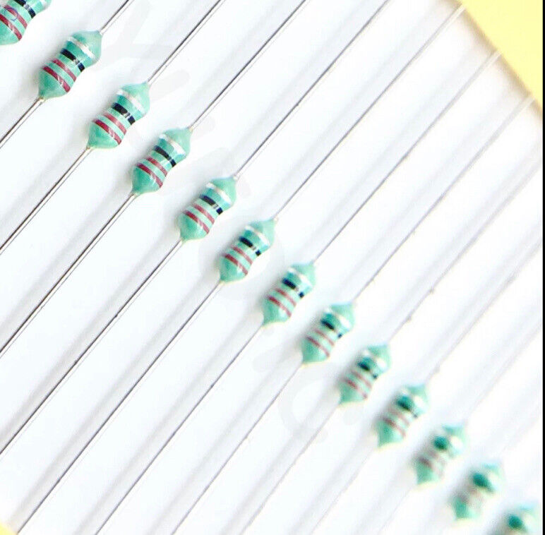 120pcs 1/4W 12 Values 0307 Inductor Kit 10% Tolerance DIY Assortment 1UH-1MH KIT