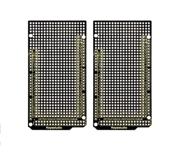 2PCS Keyestudio Mega 2560 Prototype PCB Breakout Board for Arduino DIY Projects