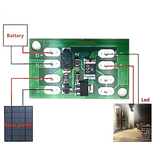 4PCS Solar Lithium Battery Charging Driver Regulator Controller Module 600mA Out