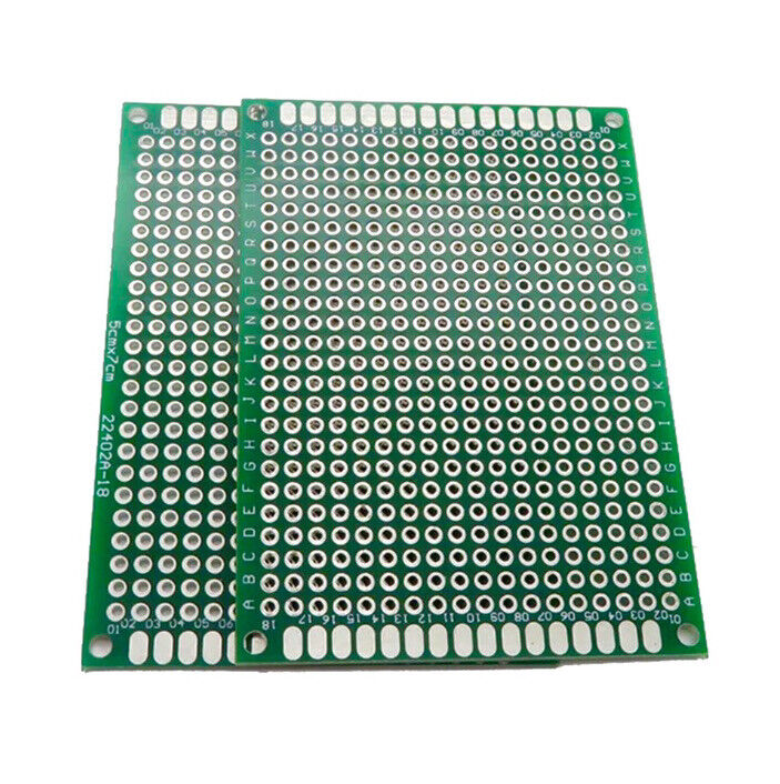 12PCS 70x50 Double Side FR4 Arduino Prototype 6 COLOURS PCB Board Soldering 2ea