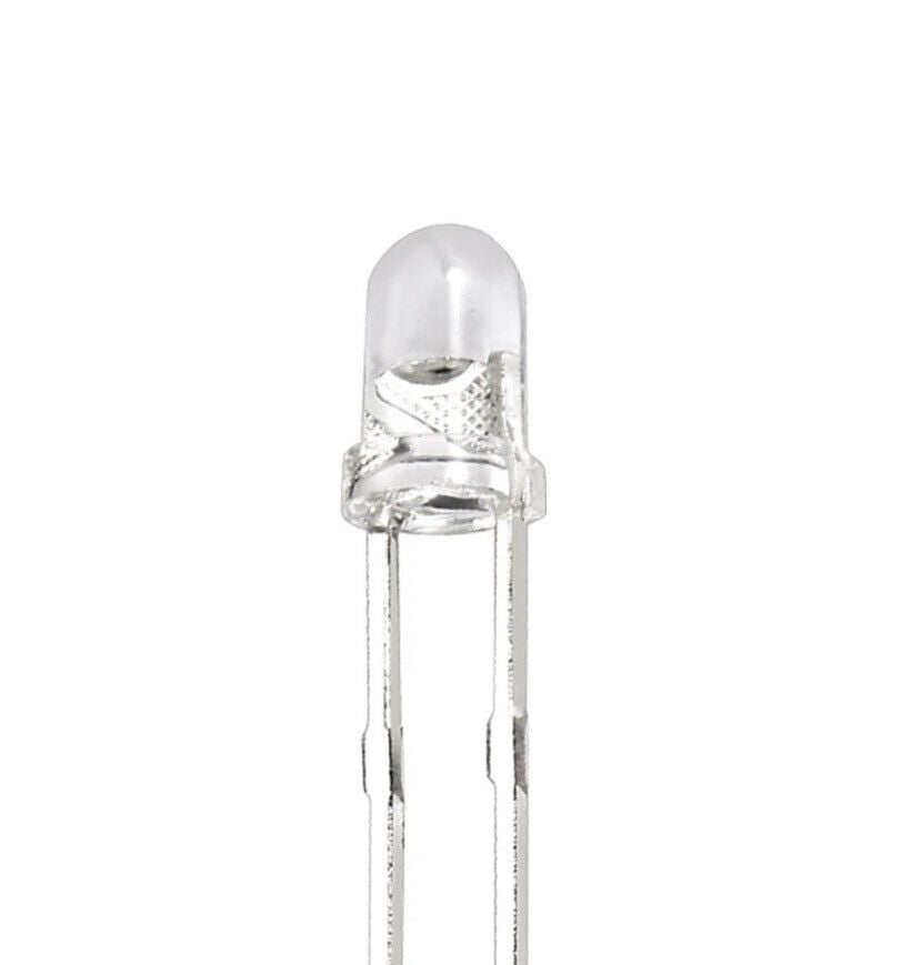 100pcs 3mm Flashing Blinking Green LED Light Emitting Diodes 1.5hz On Off