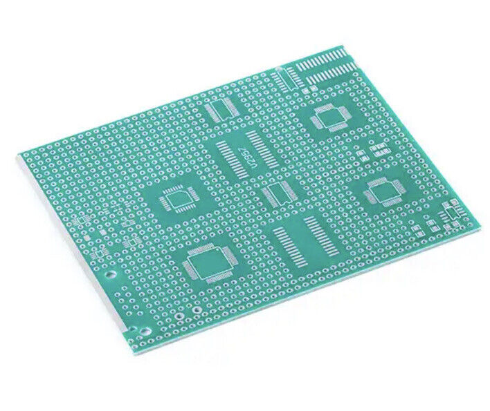 2PC Single Side FR4 DIY LQFP Prototype Universal SMD PCB Circuit Board 9X11cm