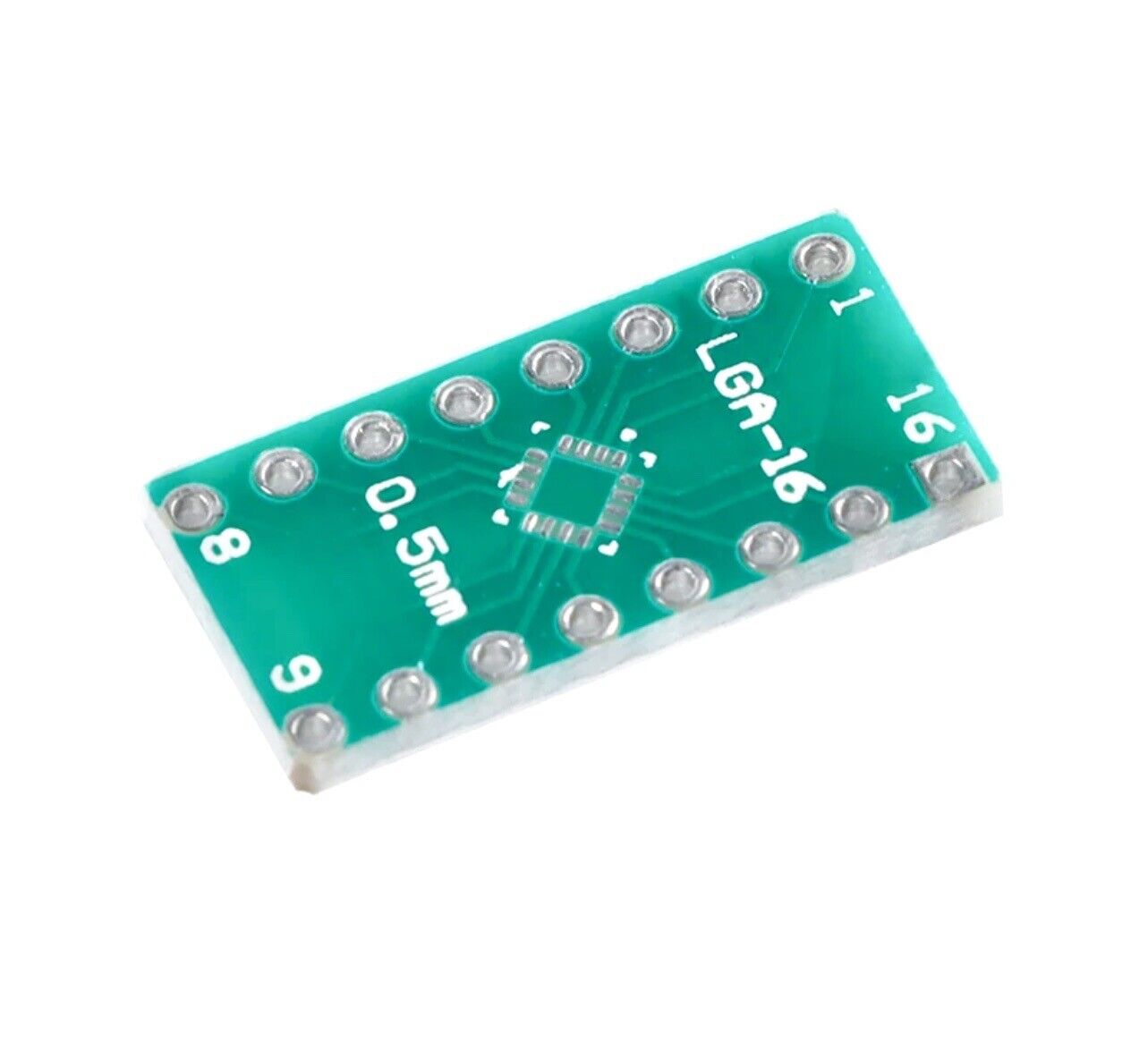 10PCS LGA16/QFN16 to DIP16 QFN 0.5mm to 2.54mm QFN16 Adapter to DIP Transfer PCB