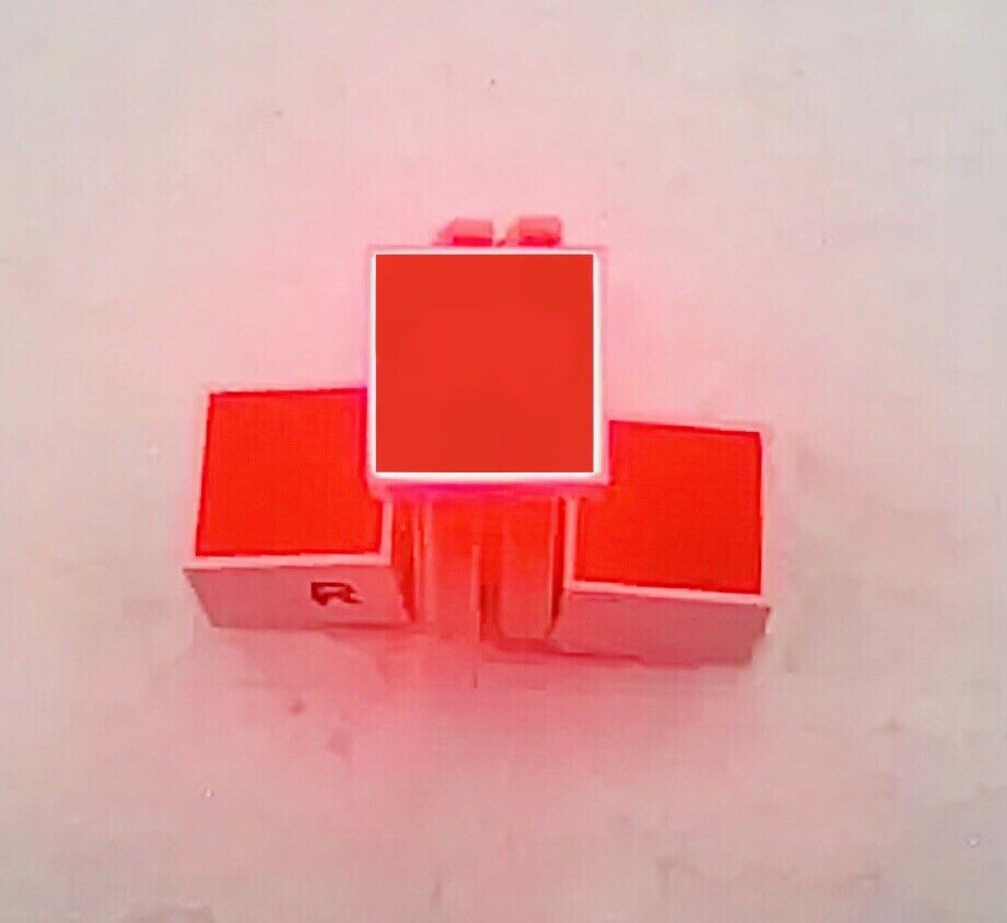 5PCS 10X10mm Indicator LED Block Diodes RED 625nm Light Emitting Diodes Projects