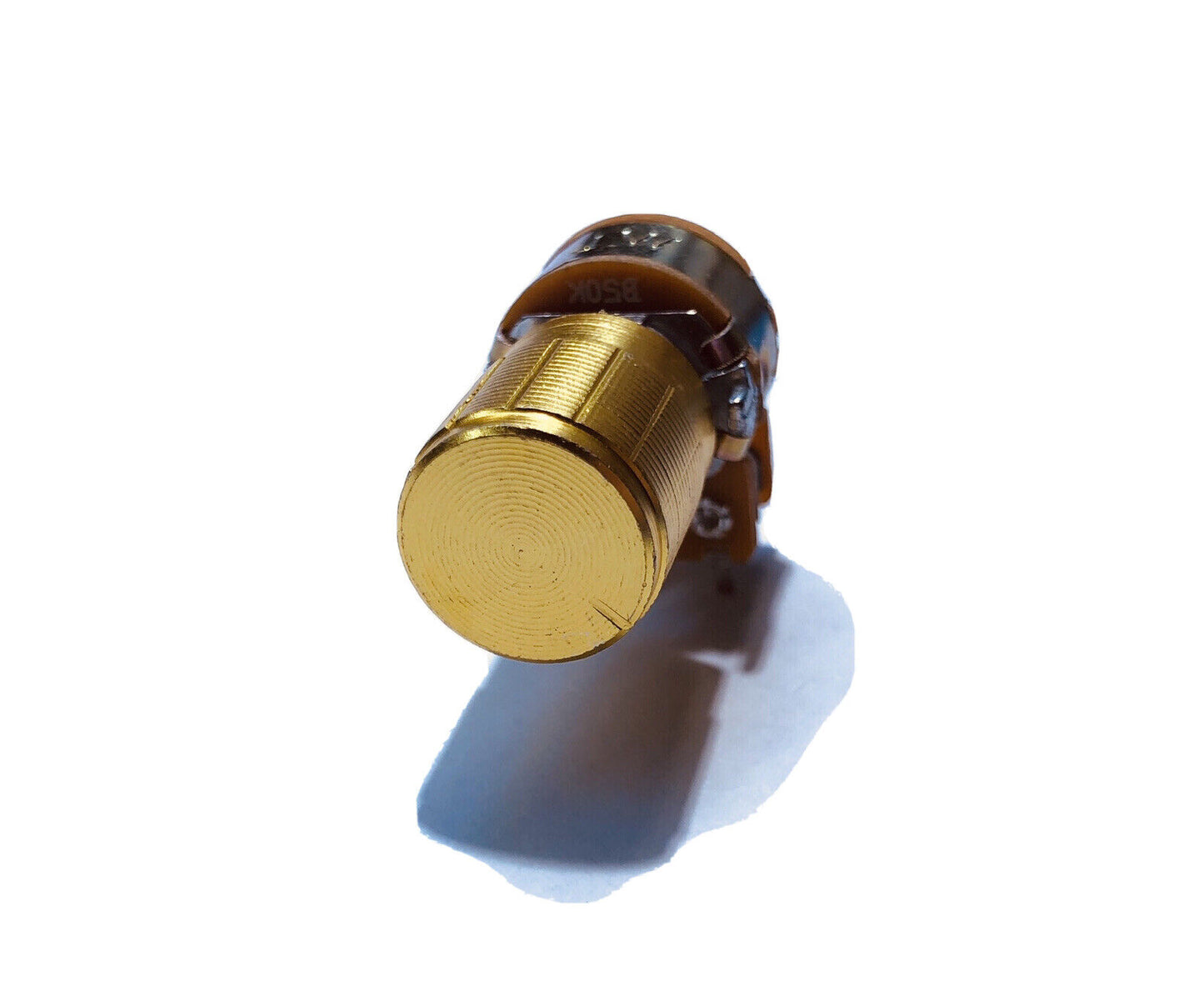 10pcs Gold Aluminium Rotary Volume Knob Suit 6mm Shaft Potentiometer 15x17mm DIY