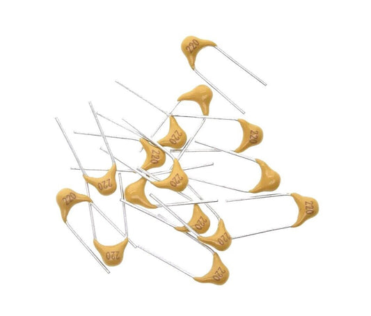 180PCS 18 Values 50V 20pF~1uF Multilayer/Monolithic DIP Ceramic Capacitors Kit